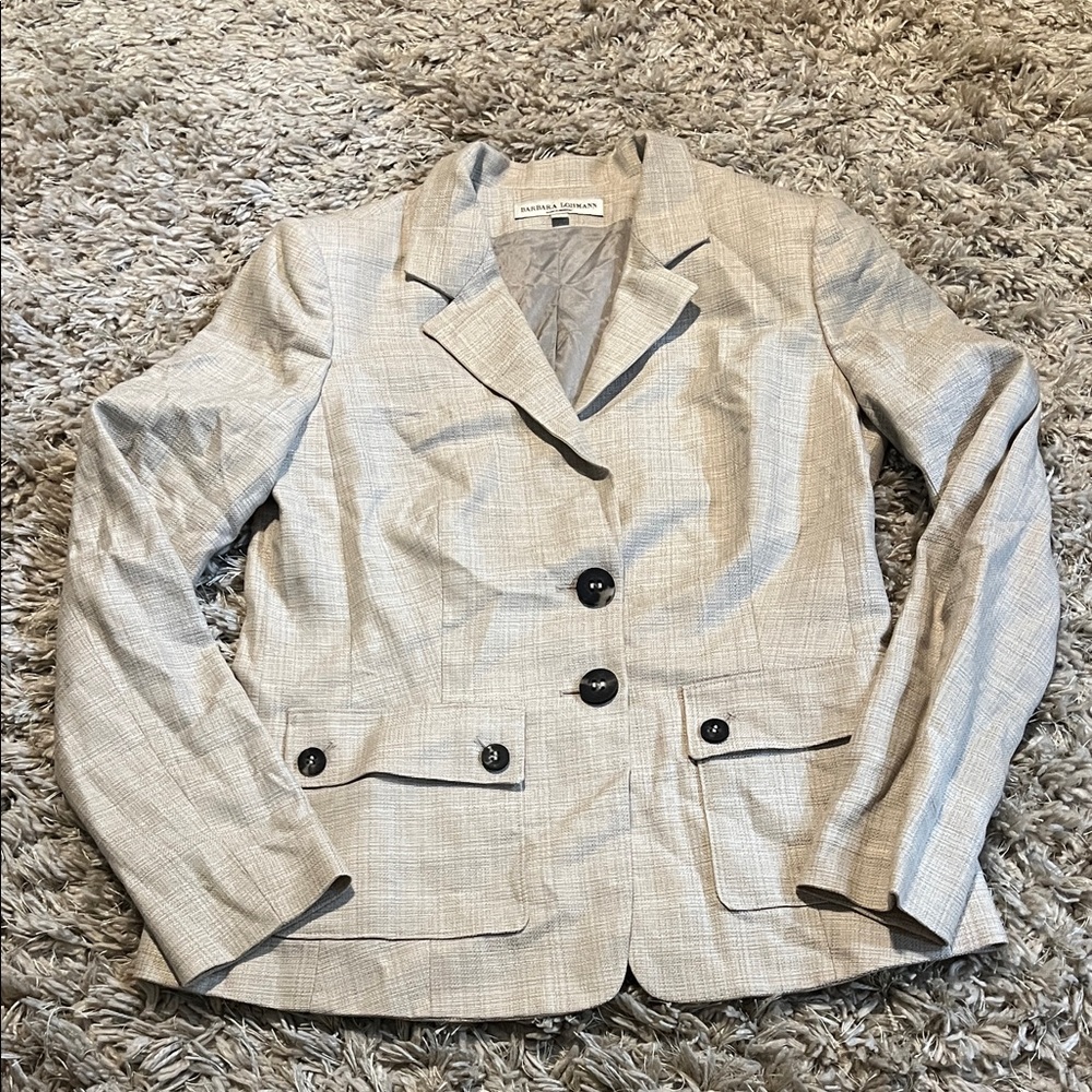Barbara Lohmann Women's Beige Blazer